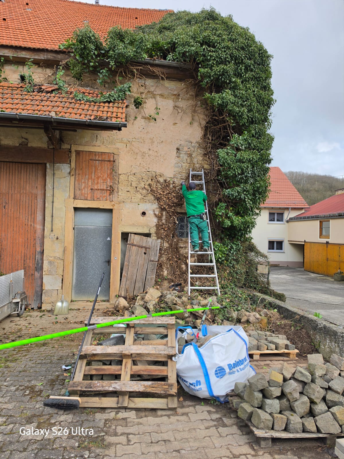 Roger bei der Arbeit